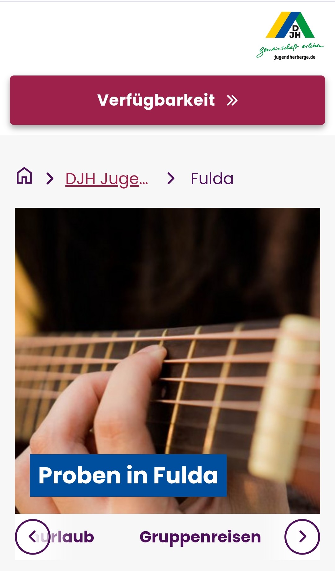 Proberaum Jugendherberge Fulda – Fulda