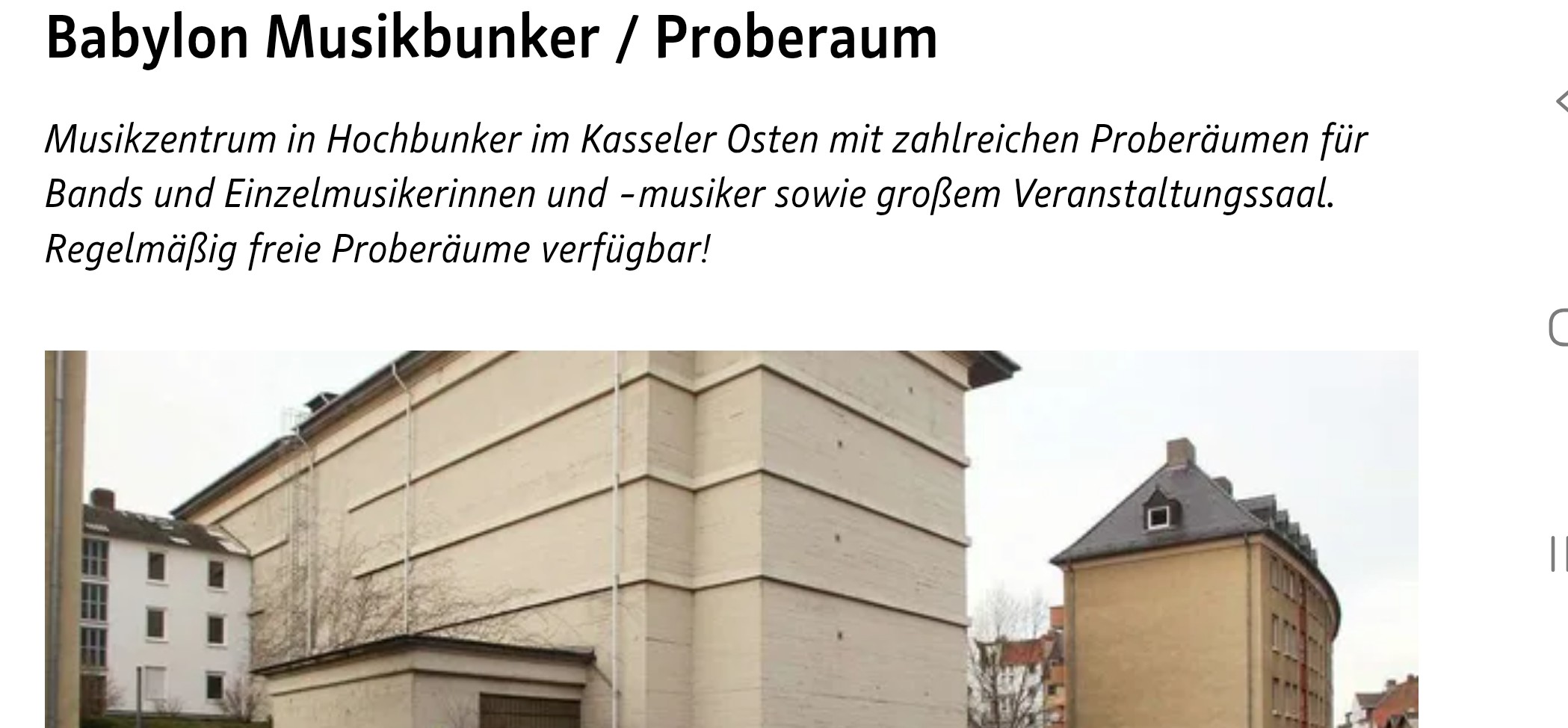 Babylon Musikbunker Kassel