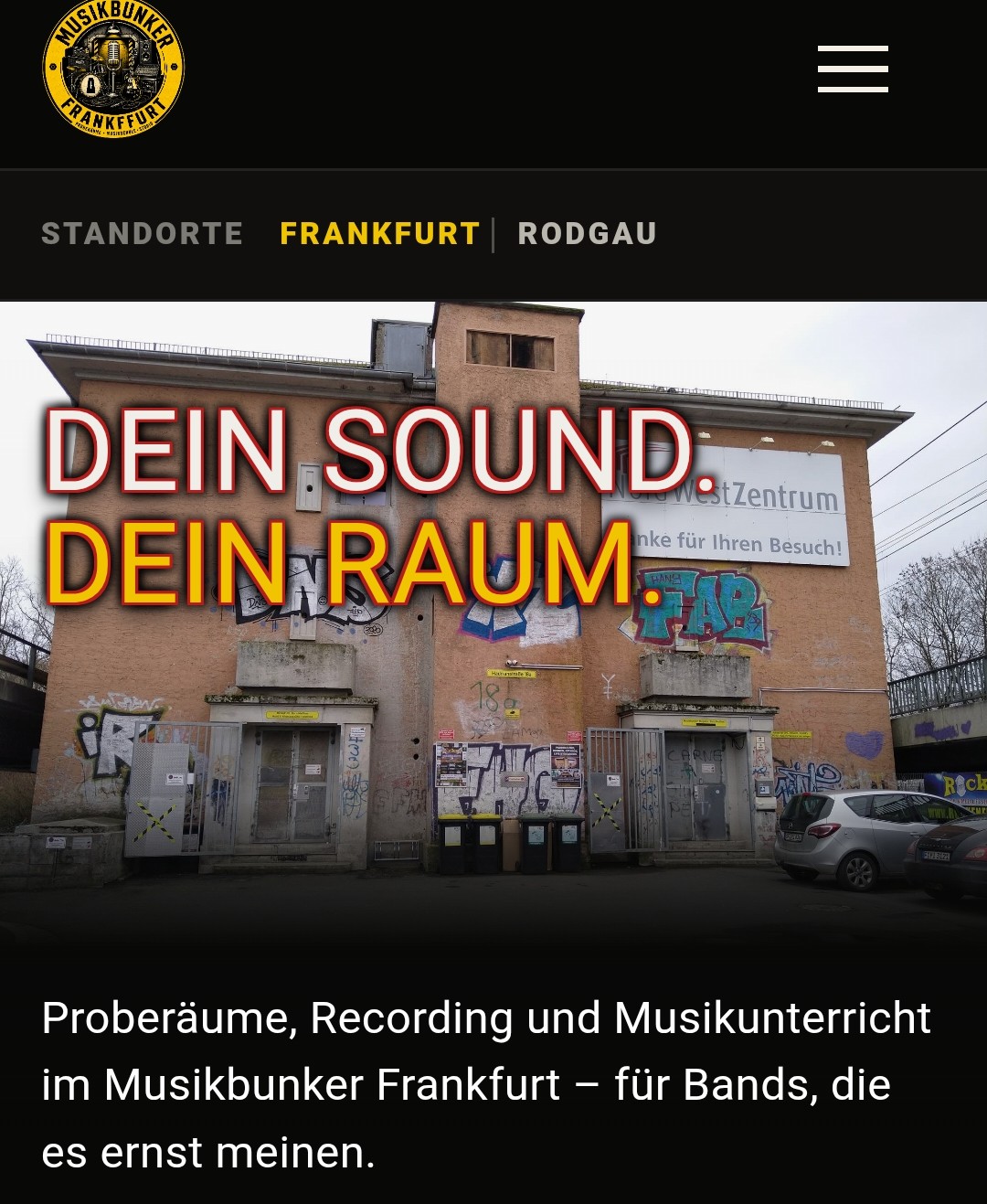 Musikbunker Frankfurt Römerstadt
